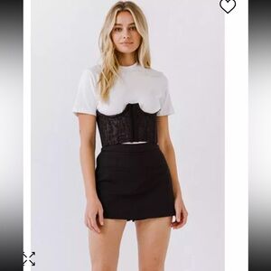 Endless Rose Corset Contrast t-shirt